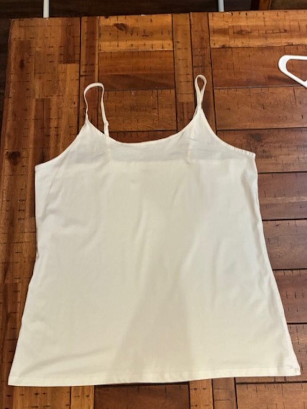 Coldwater Creek ladies cream camisole, Size XL